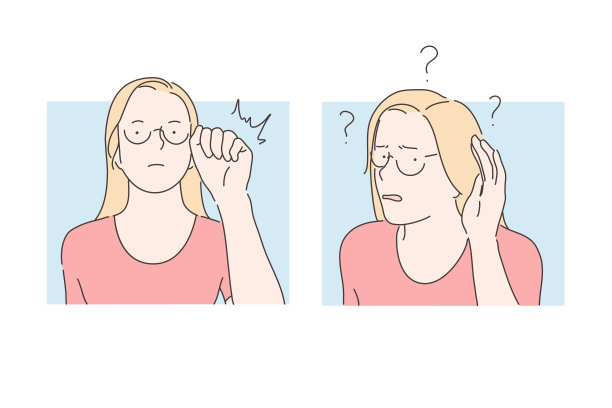 敲门和偷听、嗒嗒和偷听的概念图片下载