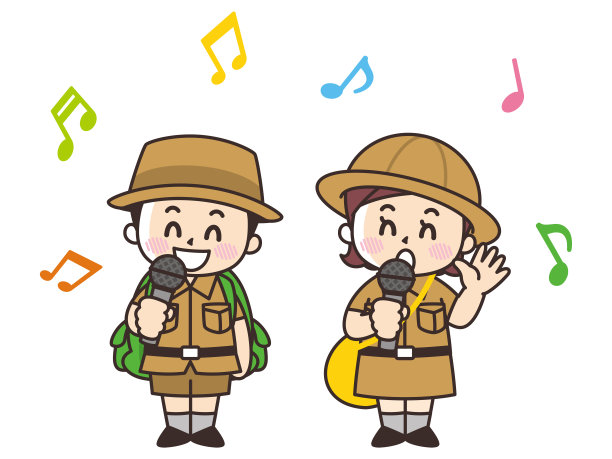 孩子唱着歌图片下载