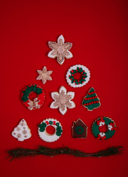 圣诞老人每年都为您带来饼干和礼物图片下载