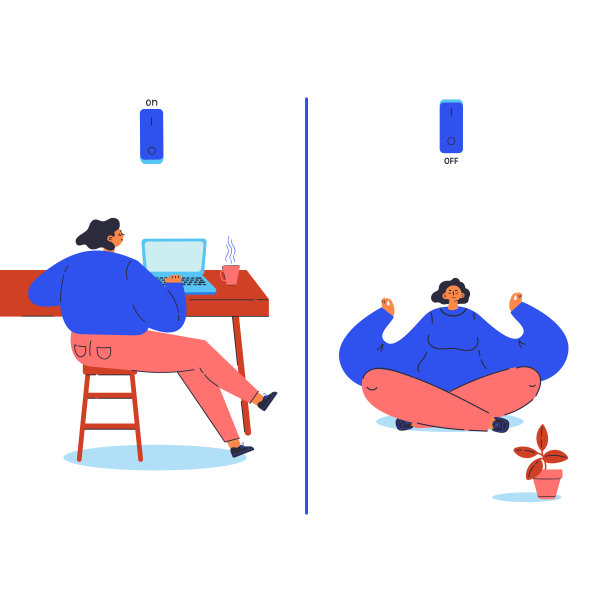 年轻女子在工作，休息一下图片下载