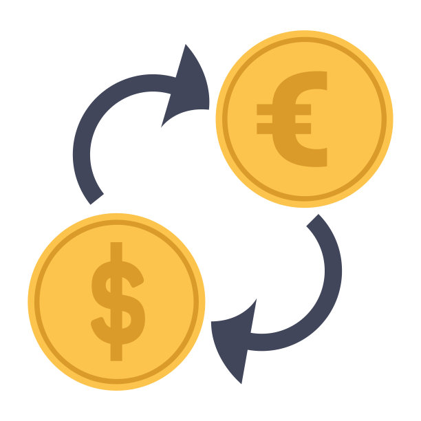 货币兑换应用程序小部件媒体内容平面图标图片下载