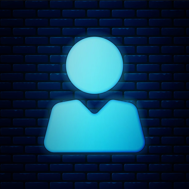 在砖墙背景上添加孤立的好友图标。矢量图图片下载