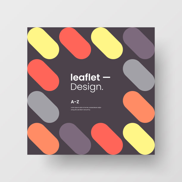 令人惊叹的商业广告矢量壁画艺术广场横幅模拟。现代企业抽象几何插画设计布局背景。公司标识四角纹理宣传册模板。图片下载