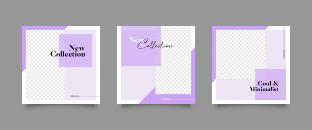 时尚社交媒体帖子模板图片下载