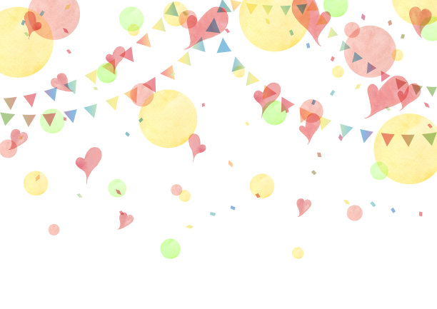 心形和圆点图案图片下载