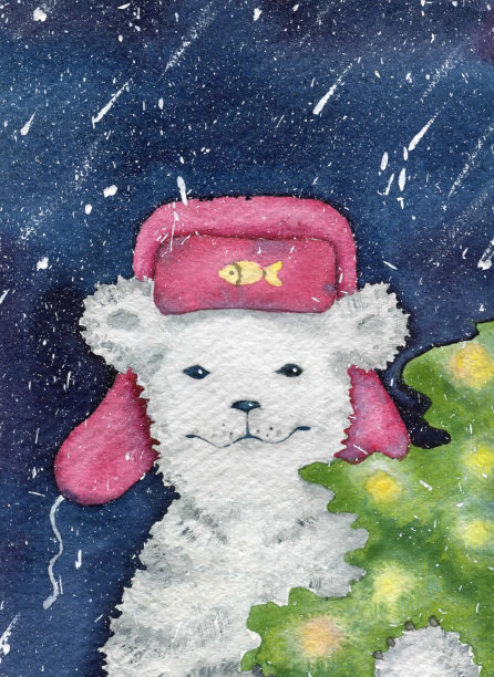 圣诞色彩鲜艳的卡片。图片下载