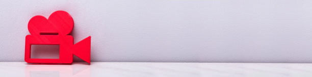 3d红色摄像机图标图片下载