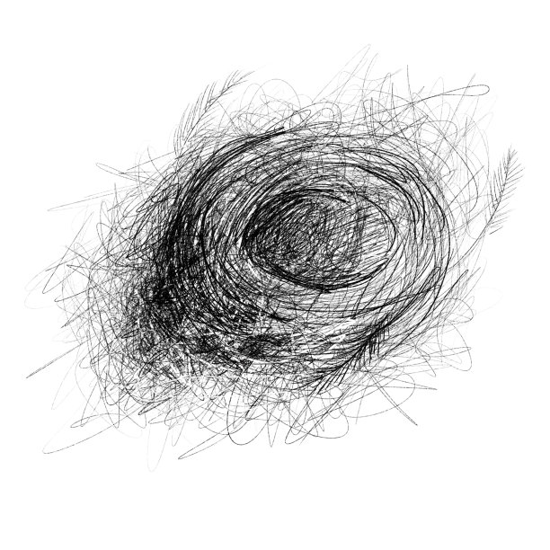 从树枝鸟窝图形图片下载