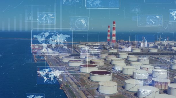 工业技术的概念。工厂自动化。4.0行业图片下载