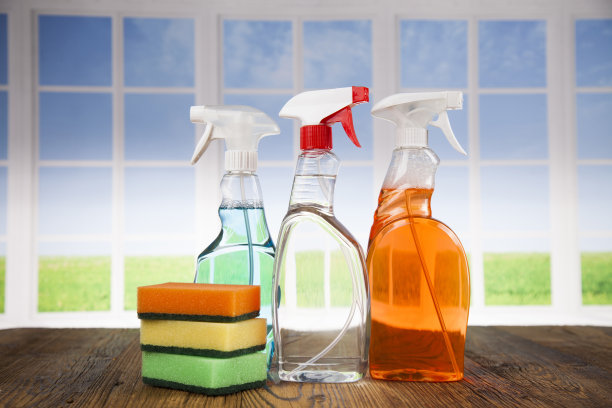 清洁产品和窗口背景图片下载