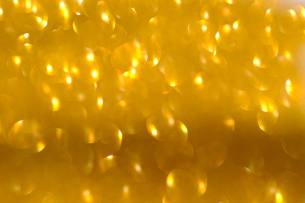 金色抽象背景和散景素材图片