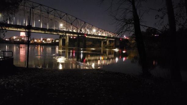 密苏里河上的杰佛逊城大桥图片下载
