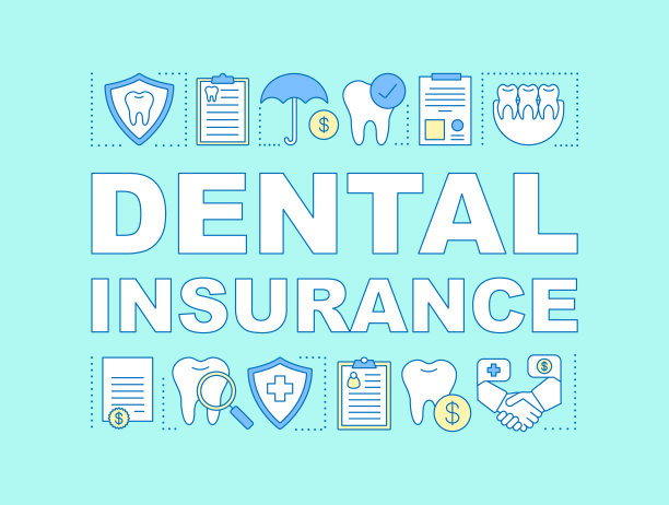牙科保险词概念横幅图片下载