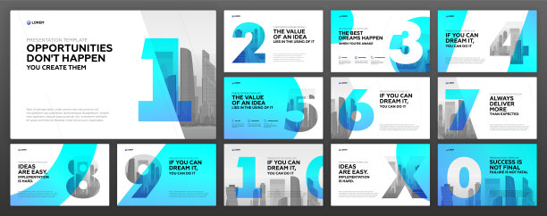 业务表示模板集图片下载