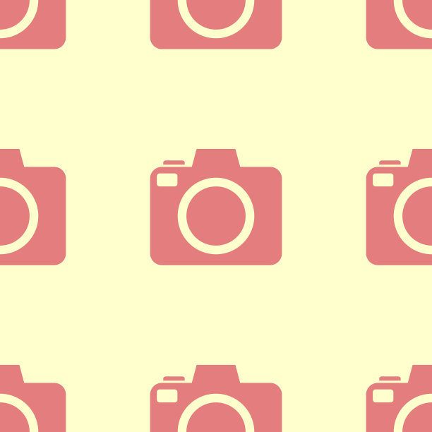 照片相机的模式。向量无缝的背景。可用于纺织及其他无缝设计的印刷。图片下载
