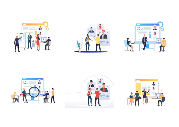 招聘机构设置图片下载