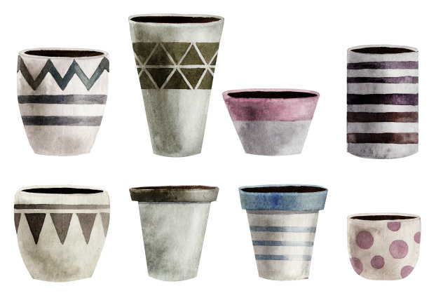 锅的室内植物素材图片