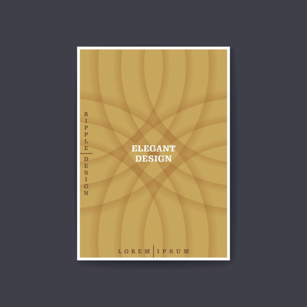 现代的封面设计。具有分层交叉效果的体积纹波模式。三维向量旗帜。图片下载