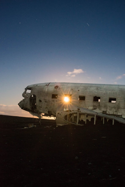 冰岛的飞机残骸图片下载