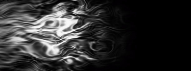 抽象的火焰漩涡漂浮在黑色背景上图片下载