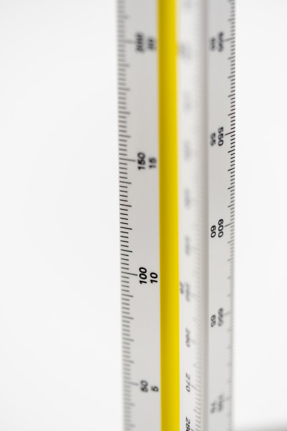 彩色尺近距离观看微距摄影图片下载