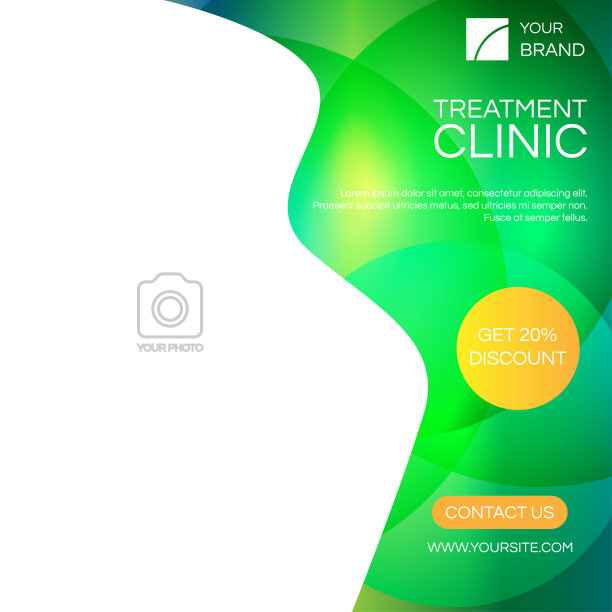 健康和医疗社交媒体帖子模板设计图片下载