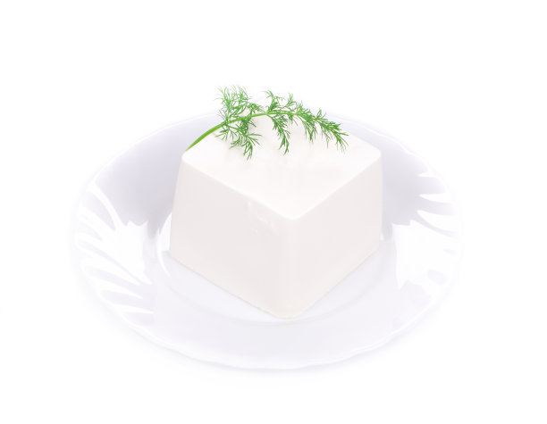 美味的奶酪和莳萝。图片下载