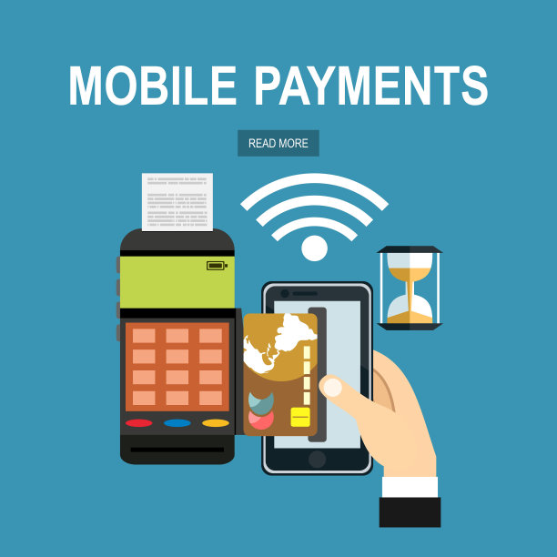 移动支付。交易和paypass和NFC。矢量图图片下载