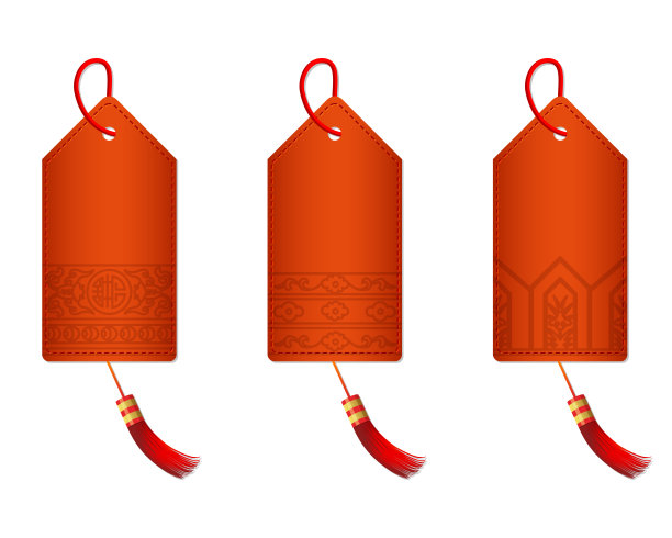 一套中式零售标签图片下载