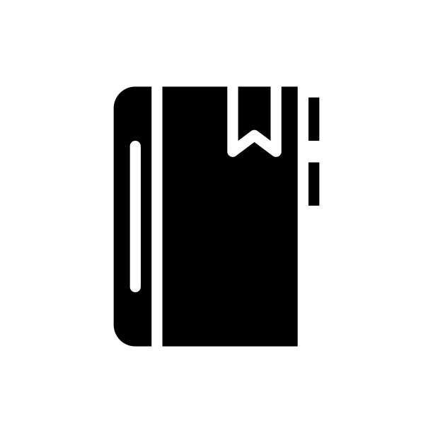 日记矢量字形图标图片下载