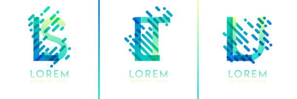 彩色字母加粗标志用于促销、营销和广告，可用于公司、公司、合作社和中小企业。适用于平面媒体、网络广告、海报、传单、横幅、封面图片下载