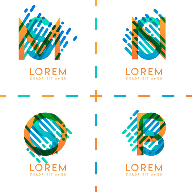 彩色字母加粗标志用于促销、营销和广告，可用于公司、公司、合作社和中小企业。适用于平面媒体、网络广告、海报、传单、横幅、封面图片下载