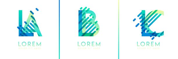 彩色字母加粗标志用于促销、营销和广告，可用于公司、公司、合作社和中小企业。适用于平面媒体、网络广告、海报、传单、横幅、封面图片下载