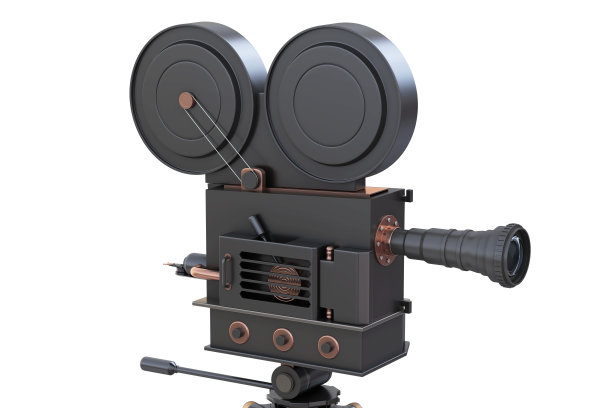 旧-新概念相机3D渲染孤立在白色背景库存照片图片下载