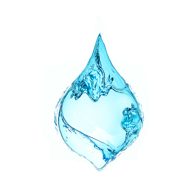 蓝色水滴3d图片图片下载