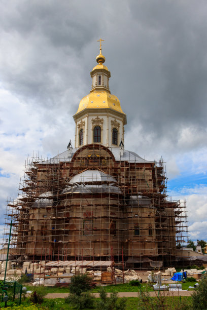 俄罗斯迪维耶沃圣三位一体-圣萨拉芬-迪维耶沃修道院的报喜大教堂图片下载