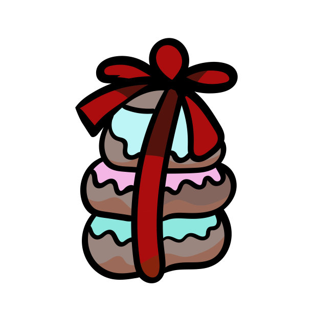 饼干或姜饼。假日烘焙，矢量插图图片下载