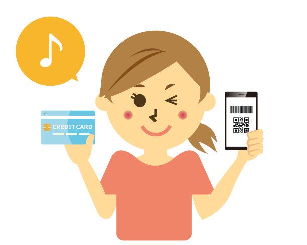 矢量插图的一个女人购物与电子支付。智能手机,人图片下载