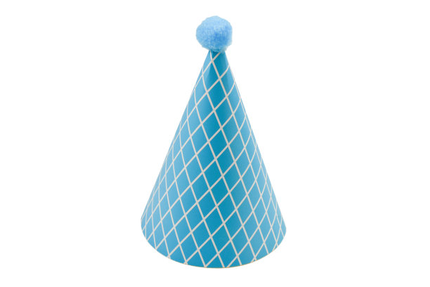 生日帽孤立在白色背景。图片下载