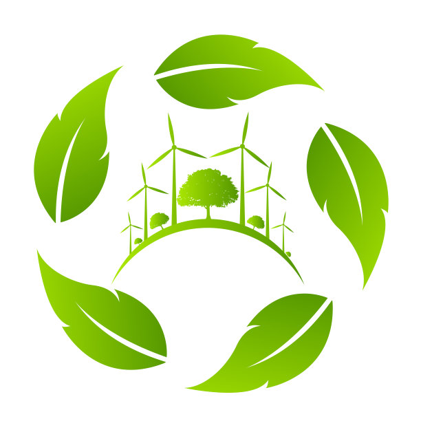 生态理念清洁能源，节约自然绿色环保图片下载