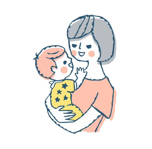 年轻的妈妈抱着她的孩子图片下载