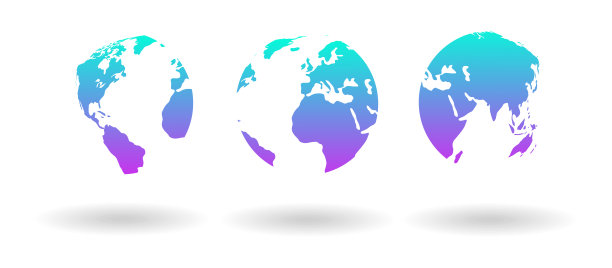 全球。地球。地球。世界地图。图片下载