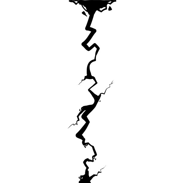 手绘裂玻璃，墙壁，鸡蛋，地面在卡通涂鸦风格矢量插图图片下载