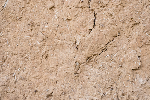 粘土屋的粘土墙纹理图片下载