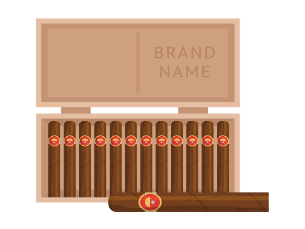 抽雪茄盒，并注明牌子图片下载