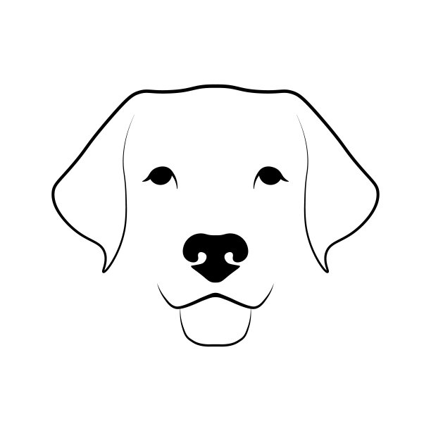 犬头正面视图图片下载