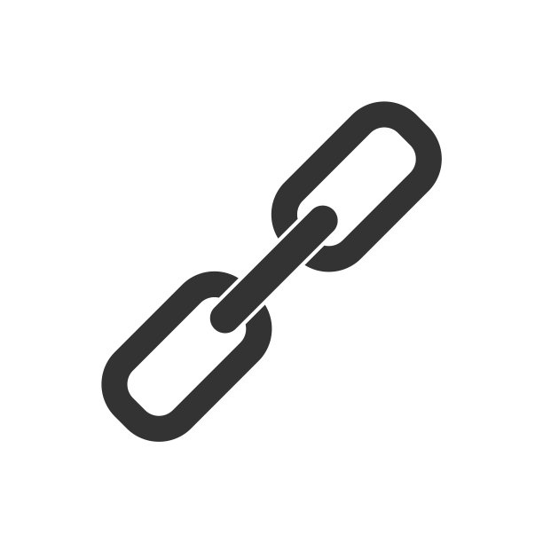 链图标在时尚的平面风格孤立在灰色背景。连接符号为您的网站设计，标志，应用程序，UI。矢量插图,EPS10图片下载