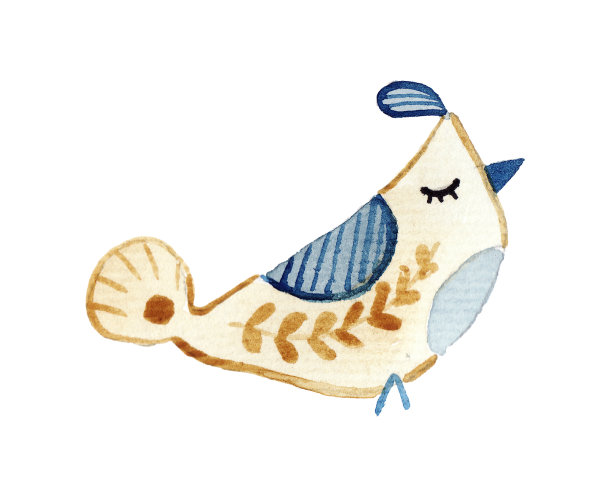 水彩可爱的卡通动物。手绘孤立在白色背景上。适合儿童设计，海报，壁纸，幼儿园，织物，纺织品。可爱的熊在sandinavian风格图片下载