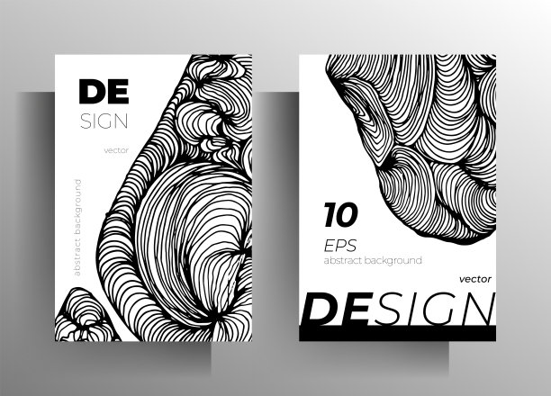 一套海报，封面模板的书，杂志，小册子，目录。图片下载