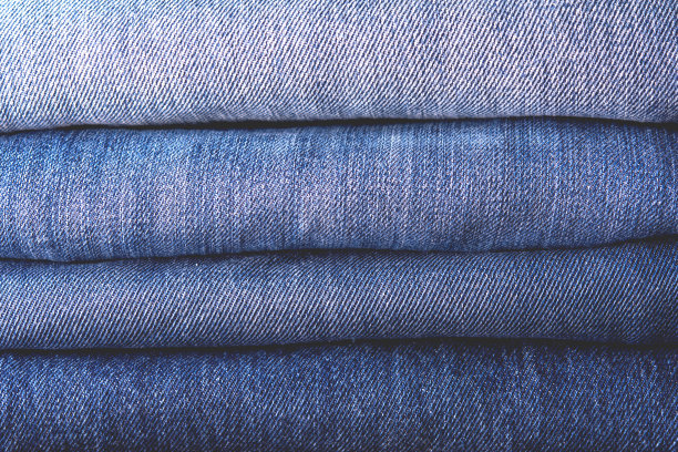 牛仔裤纹理、背景堆叠图片下载